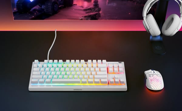 Steelseries APEX PRO TKL GEN 3 näppäimistö Pelaaminen USB Englanti (US) Valkoinen