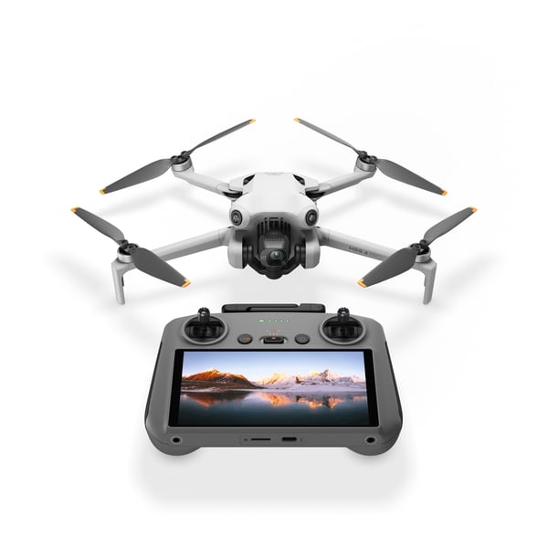Miniatyrbild 1 av 8: DJI Mini 4 Pro med DJI RC 2 fjärrkontroll