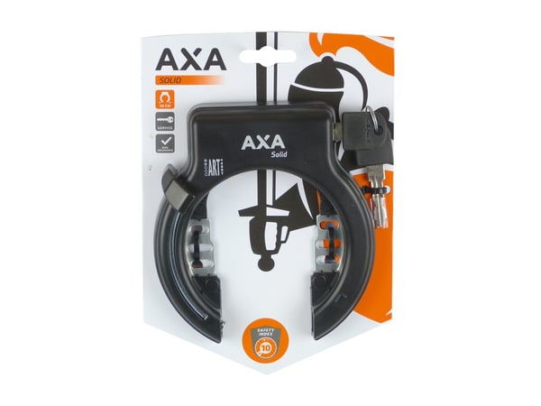 Miniatyrbild 2 av 5: AXA 5011521 Cykellås Svart 153 mm Ringlås