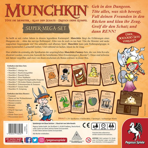 Pegasus Munchkin 90 min Kortspel Familj