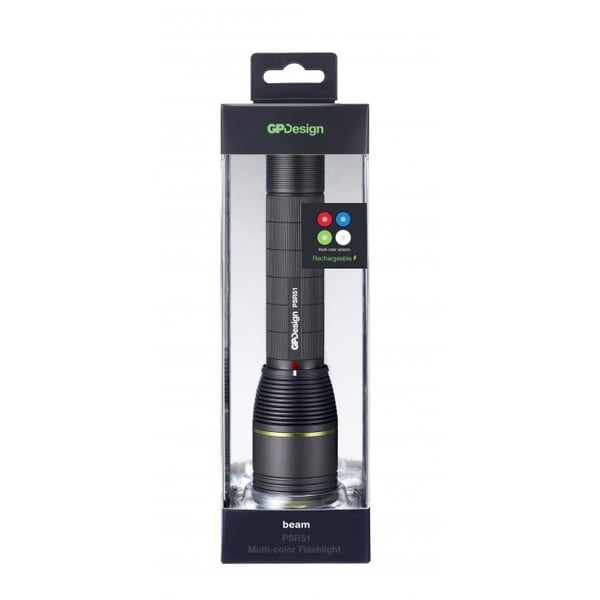 Miniatyrbild 7 av 13: GP Lighting PSR51 Svart, Grön Ficklampa LED
