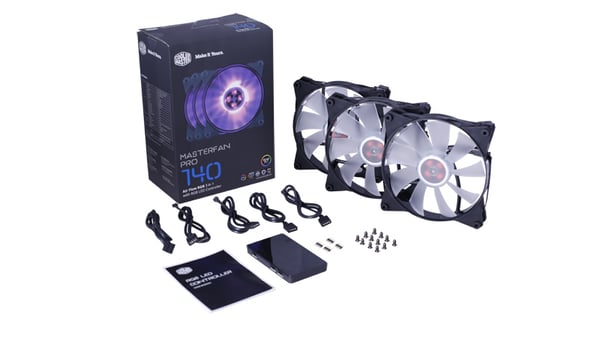 Cooler Master MasterFan Pro 140 Air Flow RGB Suoritin Tuuletin Musta, Läpinäkyvä
