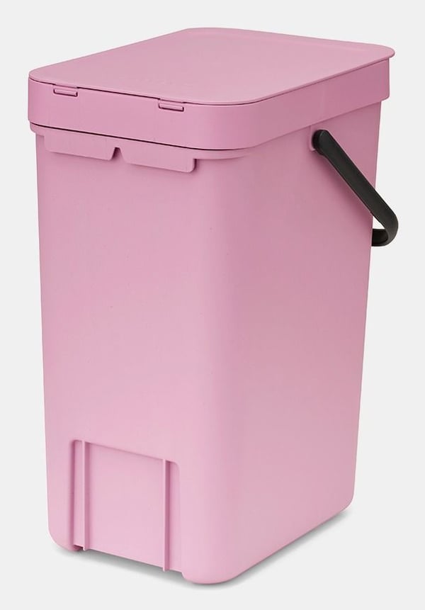 Miniatyrbild 8 av 9: Brabantia Sort & Go 12 l Rektangulär Återvunnen plast Rosa