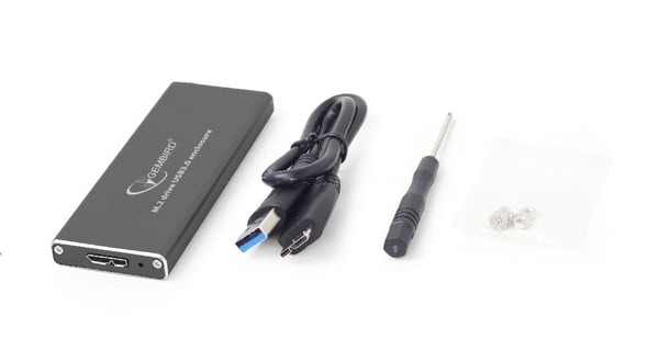 Miniatyrbillede 5 af 5: Gembird EE2280-U3C-01 drevkabinet SSD kabinet Sort M.2