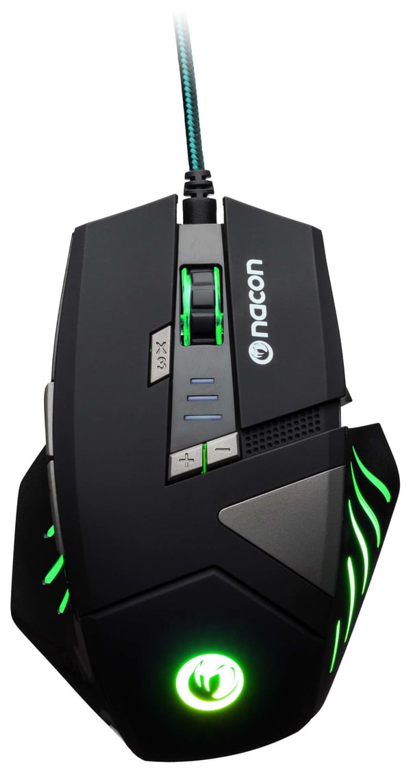 NACON PCGM-300 mus Spil Højre hånd USB Type-A Optisk 2500 dpi