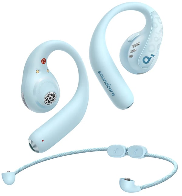 Soundcore AeroFit Pro Headset Trådlös Öronkrok Samtal/musik/sport/vardag Bluetooth Aqua