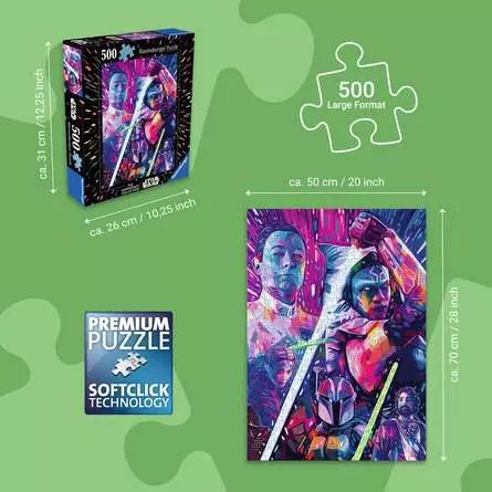 Pikkukuva 3 / 4: Ravensburger 12001340 Kuviopalapeli 500 kpl Televisio/Elokuvat