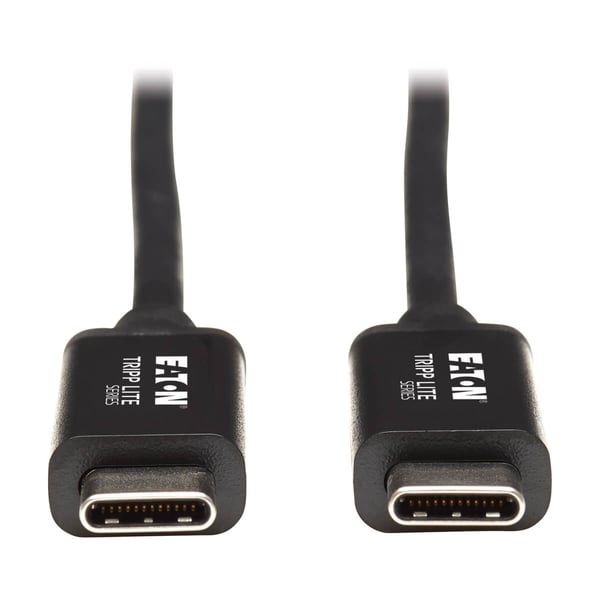 Miniatyrbillede 5 af 6: Tripp Lite MTB3-01M-5A-AB Thunderbolt kabel 1 m 40 Gbit/sek. Sort