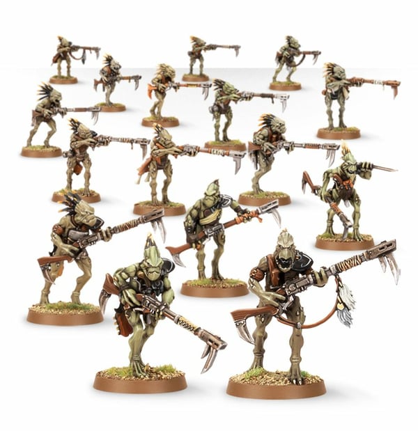 Miniatyrbild 1 av 5: Games Workshop Kroot Carnivore Squad