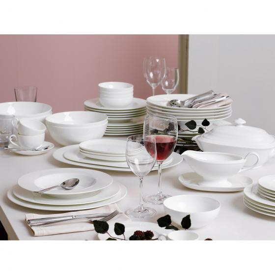 Miniatyrbillede 3 af 3: Villeroy & Boch Royal Middagstallerken Oval Porcelæn Hvid 1 stk