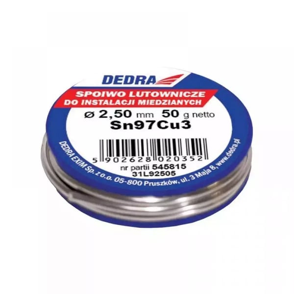 DEDRA 31L92505 juotosmetalli DEDRA 31L92505 juotosmetalli