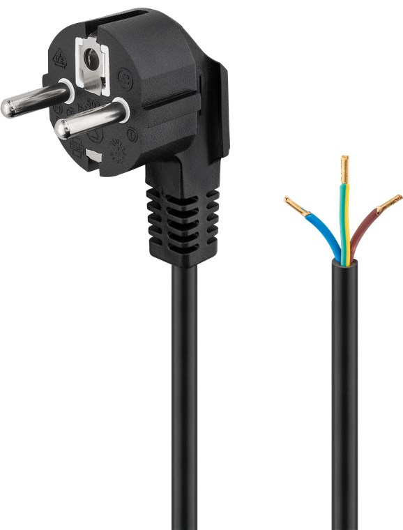 Goobay 59572 el-ledning Sort 1,8 m Strømstik type F