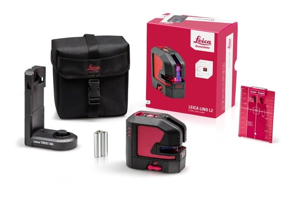 Miniatyrbillede 2 af 5: Leica Lino L2 Linjeniveau 25 m 635 nm (< 1 mW)