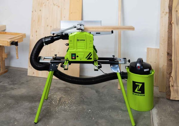 Zipper ZI-HB204N elektrisk høvl Grøn, Sølv 9000 rpm 1500 W