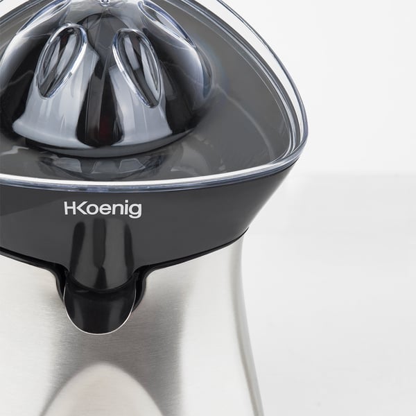 H.Koenig AGR60 citruspresser Rustfrit stål Sort, Rustfrit stål