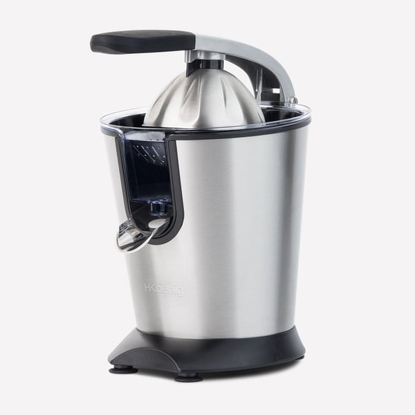 H.Koenig AGR80 elektrisk citruspresser 160 W Sort, Rustfrit stål