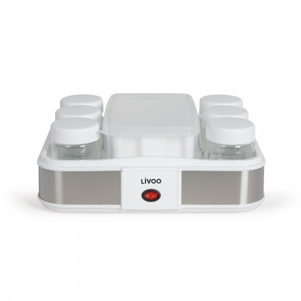 Miniatyrbillede 8 af 9: Livoo DOP156 yoghurt-maskine 1,2 L Hytteost, Yoghurt 21,5 W