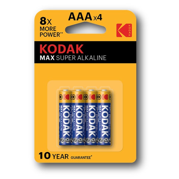 Kodak AAA Kertakäyttöinen akku Alkali