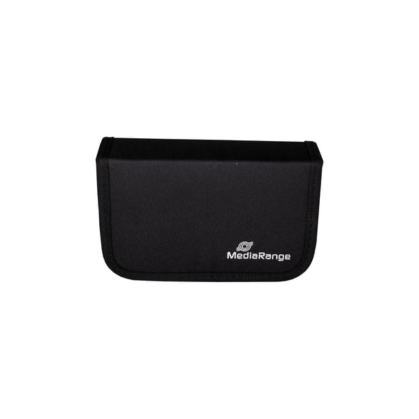 Miniatyrbillede 4 af 5: MediaRange BOX98 etui til hukommelseskort 3 kort Nylon Sort