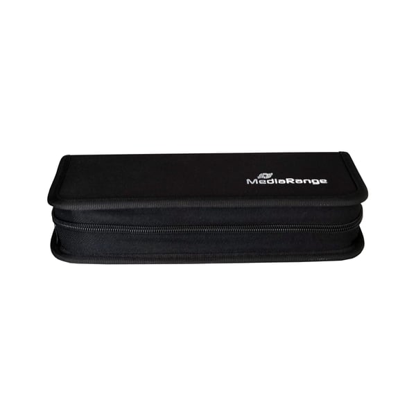 Miniatyrbillede 1 af 5: MediaRange BOX99 etui til hukommelseskort 5 kort Nylon Sort