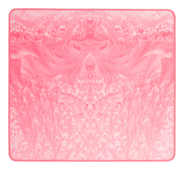 Miniatyrbillede 1 af 8: Deltaco Gaming PMP80 Gaming-musemåtte Large, 450 x 400 x 4 mm, syede kanter, pink