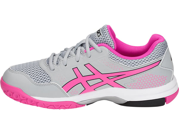 ASICS Gel-Rocket Sportsko Honkoppling Grå, Rosa, Vit