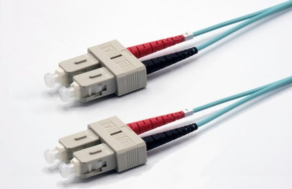 Ekivalan Systems COZOM3DCDC2SA0010A InfiniBand og fiberoptisk kabel 1 m 2x SC Turkisfarve