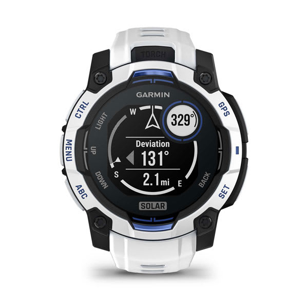 Garmin Instinct 2,29 cm (0.9") MIP 45 mm Digital 176 x 176 pixel Berøringsskærm Sort, Hvid GPS (satellit)