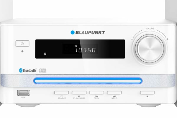 Blaupunkt MS16BT stereoanlæg Home audio micro system 15 W Hvid