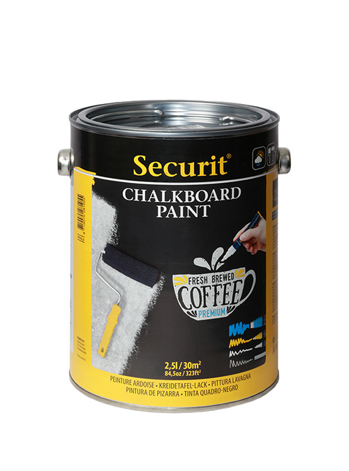 Securit PNT-BL-LA akryyliväri 2500 ml Musta Purkki Tuubi