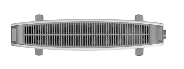 Concept KS3020 elektrisk rumsvärmare inomhus Silver, Vit 2000 W Infraröd elektrisk värmefläkt