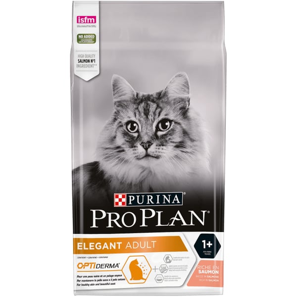 Miniatyrbild 1 av 2: Purina Elegant Adult torrfoder till katt 1,5 kg Vuxen Lax