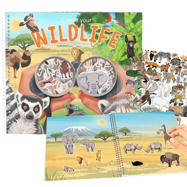 Trends by Depesche Create Your Wild Life m/Flock Stickers