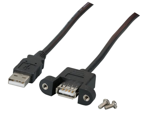 EFB Elektronik K5291SW.0,5V2 USB-kabel USB 2.0 0,5 m USB A 0,48 Gbit/sek. Sort