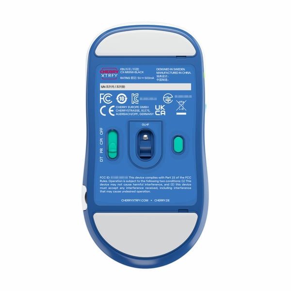 Miniatyrbillede 2 af 8: CHERRY XTRFY CX-M68W-WHITE mus Spil Højre hånd RF trådløst 26000 dpi