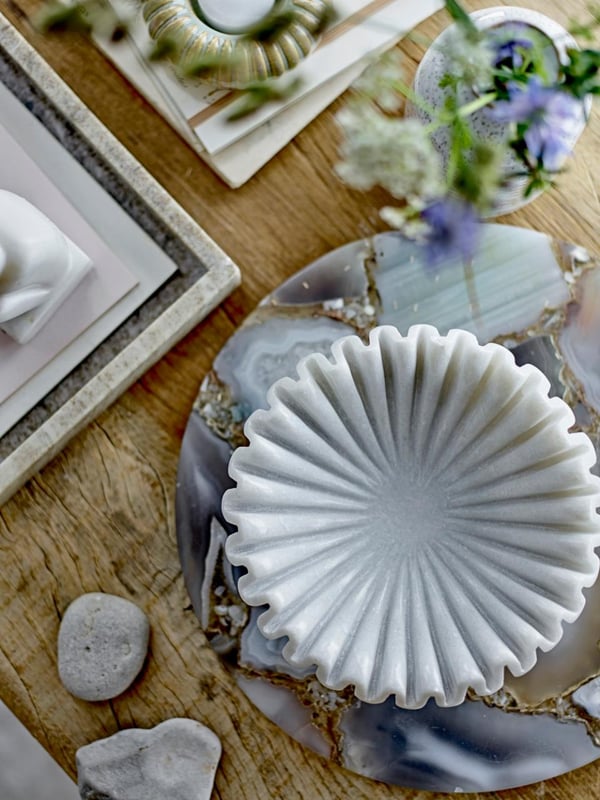 Bloomingville Harmonia Hvid Marmor
