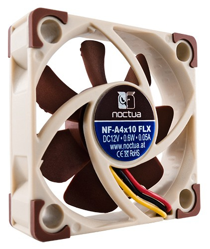 Miniatyrbillede 4 af 4: Noctua NF-A4x10 5V Computerkabinet Ventilator 4 cm Beige, Brun