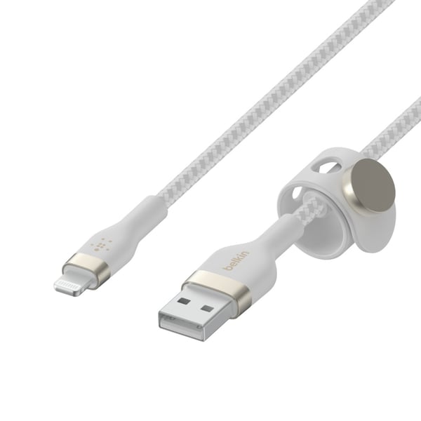 Miniatyrbillede 4 af 5: Belkin CAA010BT3MWH Lightning kabel 3 m Hvid