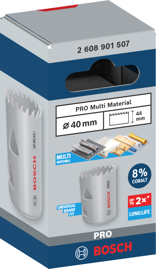 Bosch PRO Multi Material hulsav Boremaskine 1 stk