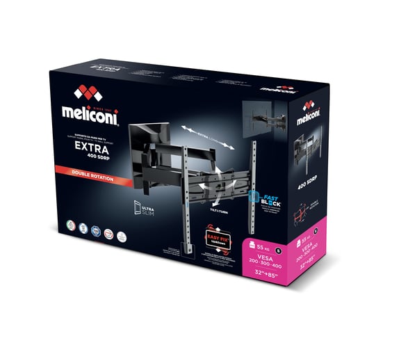 Meliconi Extra 400SDRP Plus 2,16 m (85") Sort