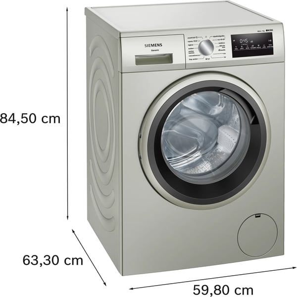 Siemens WM14N29XEP vaskemaskine Front-læsning 9 kg 1351 rpm Rustfrit stål