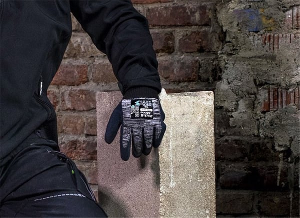 Wonder Grip WG-333 Arbetshandskar Grå Bomull, Latex, Polyester 1 styck