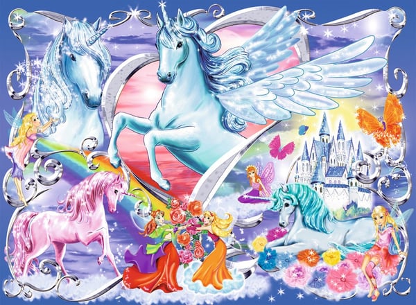 Miniatyrbillede 2 af 3: Ravensburger 4005556139286 Puslespil 100 stk Fantasy