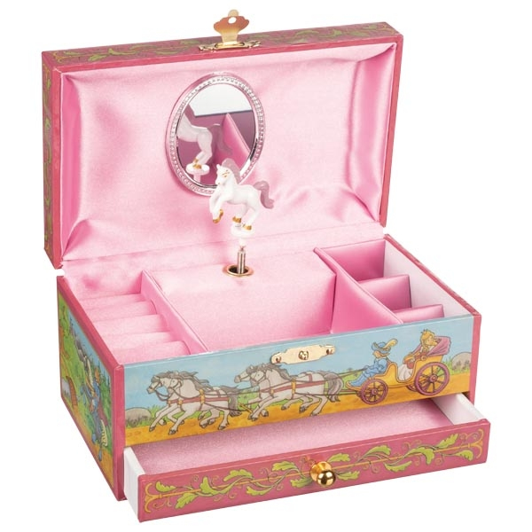 Miniatyrbild 1 av 2: Goki Music box horse with drawer