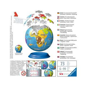 Ravensburger Globe 3D-pussel 72 styck Klotformad