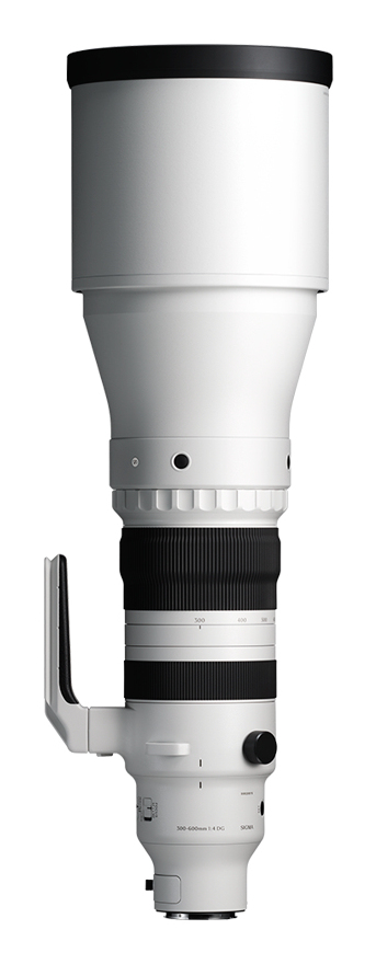 Sigma SPORTS 300-600mm F4 DG OS, Sony E-Mount MILC Ultratelezoom-objektiivi Valkoinen