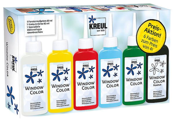 KREUL 42847 harrastemaali Vesipohjainen maali 80 ml 5 kpl KREUL 42847 harrastemaali Vesipohjainen maali 80 ml 5 kpl