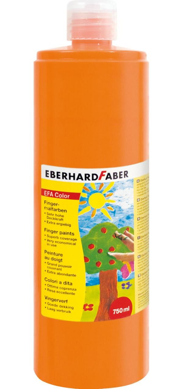 Eberhard Faber EFAColor vesiliukoinen sormiväri Oranssi
