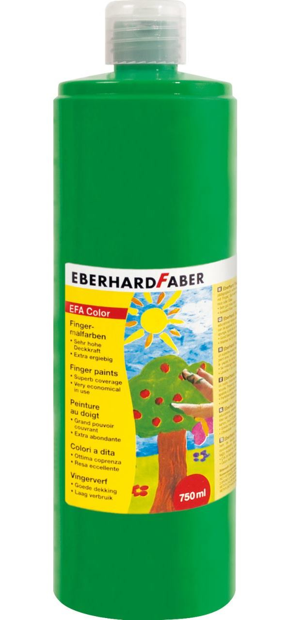 Eberhard Faber EFAColor vesiliukoinen sormiväri Vihreä
