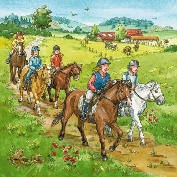 Pikkukuva 2 / 5: Ravensburger 4005556092376 Kuviopalapeli 49 kpl Eläimet